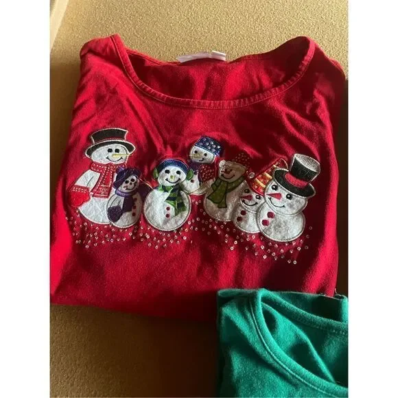 Holiday Shirts x3 - Picture 2 of 7